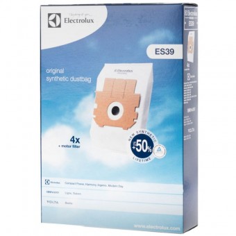 4 Staubfilter Vlies AEG, Electrolux ES39