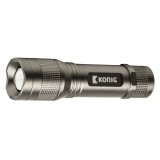 Premium-LED-Taschenlampen 5W 330lm  Silbergrau