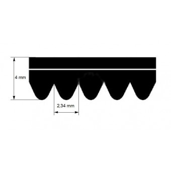 Poly-Riemen 1320/1321 J5 MAEL, elastisch MIELE 05034730