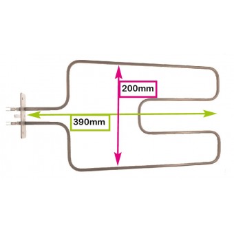 Backrohr-Heizk�rper ARCELIK, BEKO, ELEKTRA BREGENZ 462920010