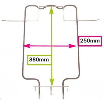 Backrohr-Heizk�rper WHIRLPOOL 481925928792