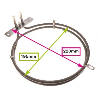 Hei�luftheizung WHIRLPOOL 481925928718, 481925928289