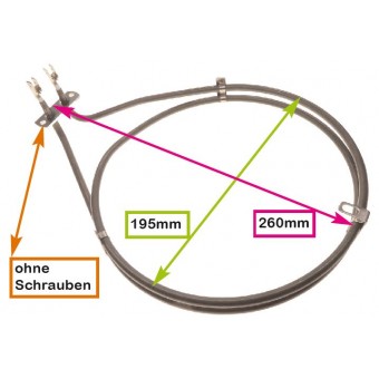 Hei�luftheizung BOSCH,SIEMENS 00483636, 00499003, 00499004
