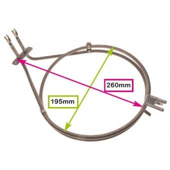 Hei�luftheizung BOSCH,SIEMENS 00443526, 00435829, 00665684