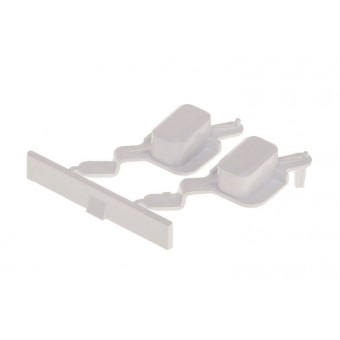 Tastenkappe wei�, 2-fach rechts 481010453065 - WHIRLPOOL