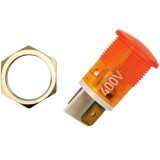 Signallampe rund orange 400V 16mm