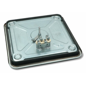 Gro�kochplatte 30x30cm, 4000W,440V / 11.33454.336 mit Chromrand