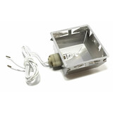 Backofenfassung eckig 74x59 mm f�r Halogen G4 - 12V