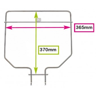 Backrohr-Heizk�rper BOSCH,SIEMENS 00709722, 00441958