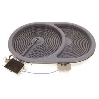 Hilight Heizeinsatz 2-Kreis oval, 2400W, 230V - 10.57413.688