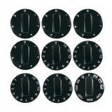 Knebelset 9-teilig schwarz Alternative Universal f�r Herd